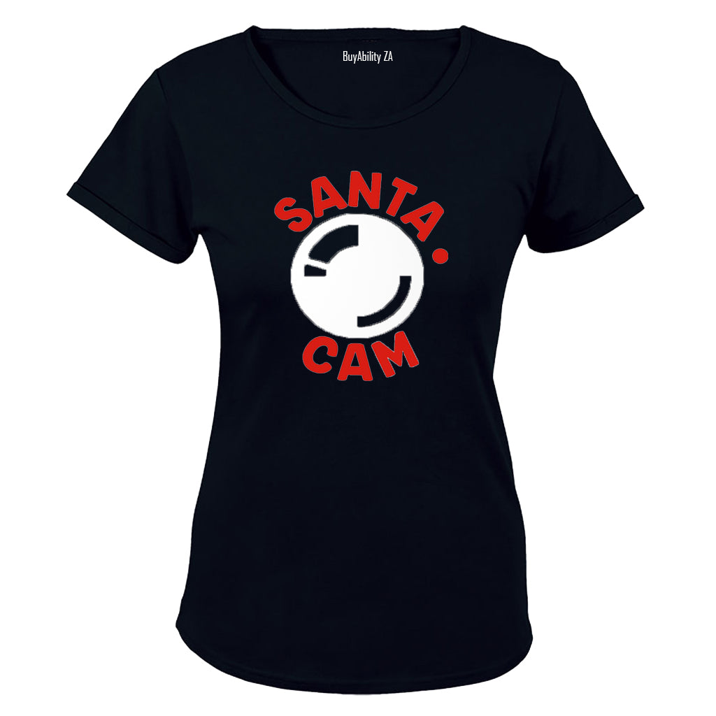 Santa Cam - Christmas - Ladies - T-Shirt