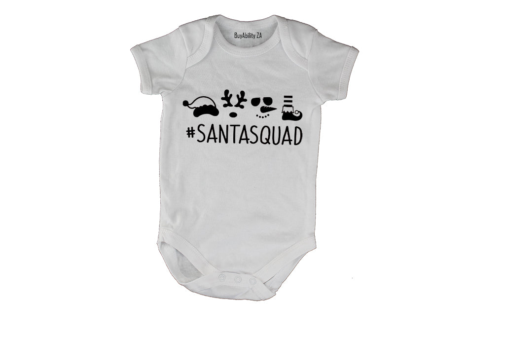Santa Squad - Christmas - Baby Grow