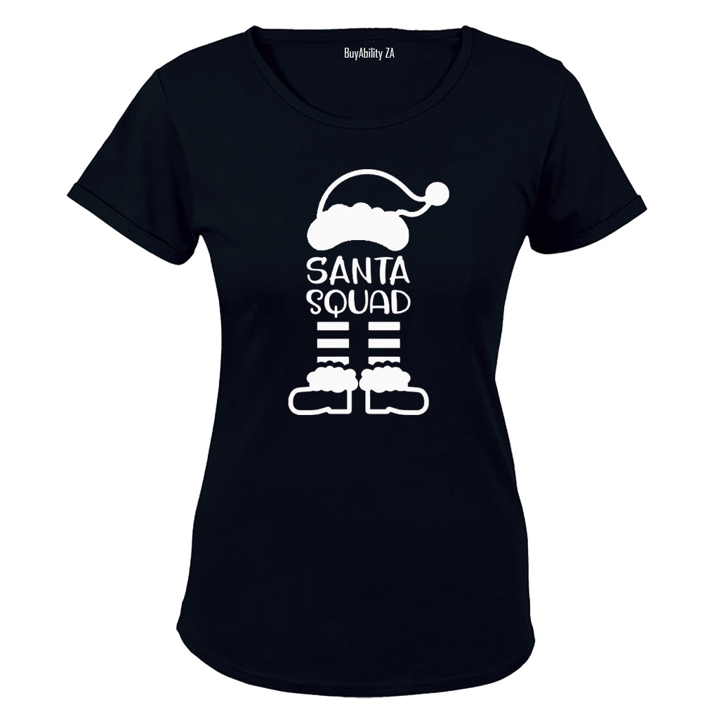 Santa Squad - Christmas Hat - Ladies - T-Shirt