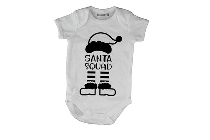 Santa Squad - Christmas Hat - Baby Grow