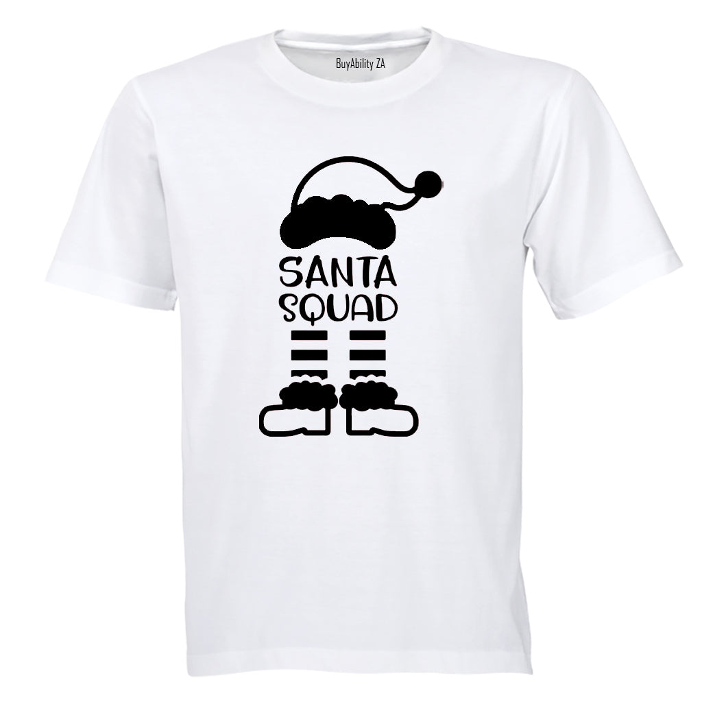 Santa Squad - Christmas Hat - Kids T-Shirt - BuyAbility