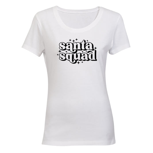 Santa Squad. Stars - Christmas - Ladies - T-Shirt - BuyAbility South Africa