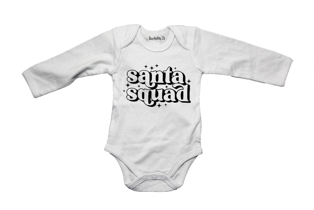 Santa Squad. Stars - Christmas - Baby Grow