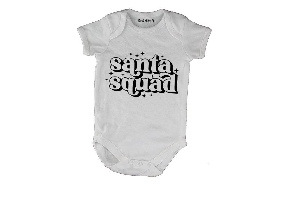 Santa Squad. Stars - Christmas - Baby Grow