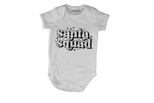 Santa Squad. Stars - Christmas - Baby Grow