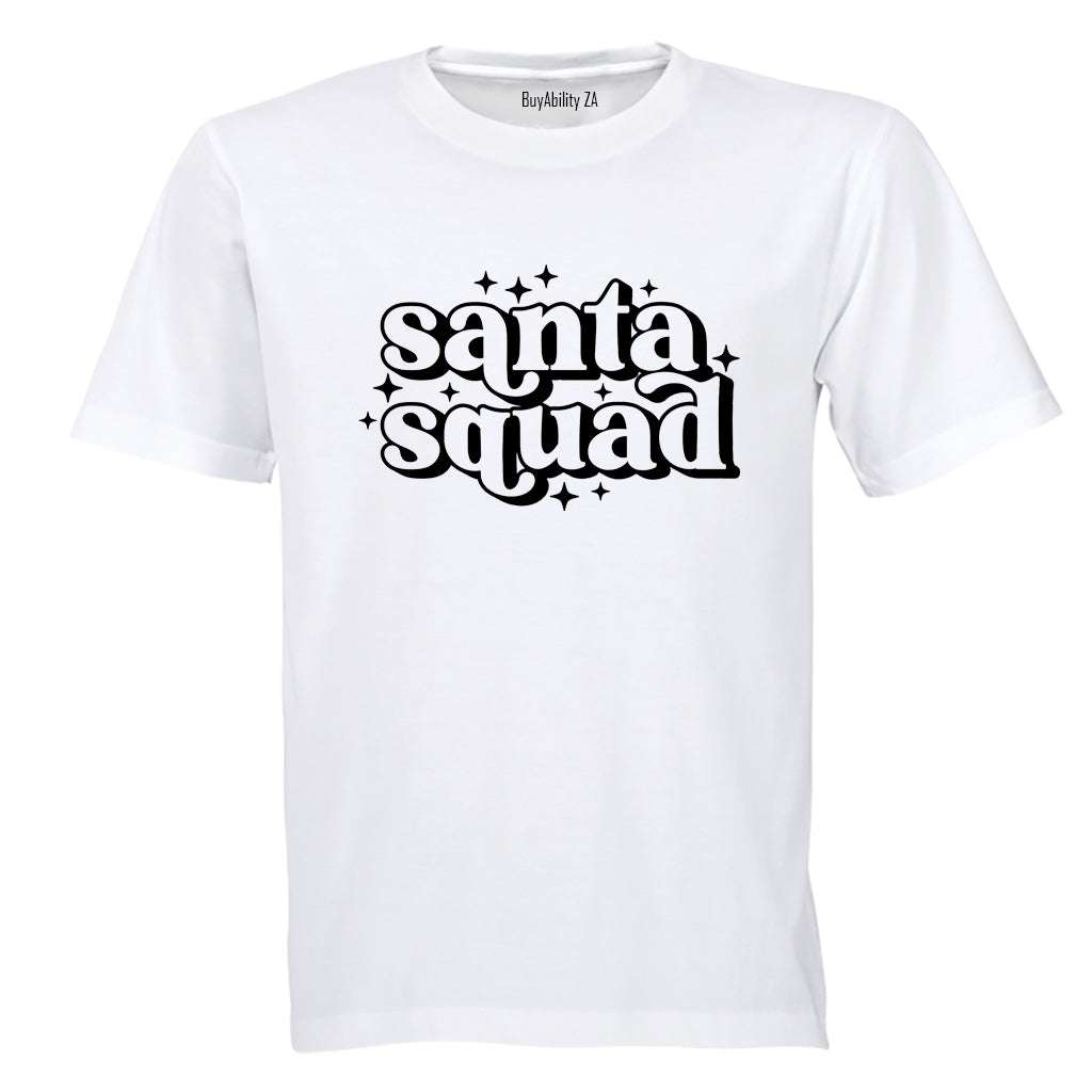 Santa Squad. Stars - Christmas - Adults - T-Shirt