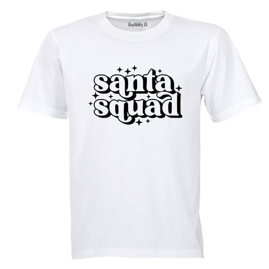 Santa Squad. Stars - Christmas - Kids T-Shirt