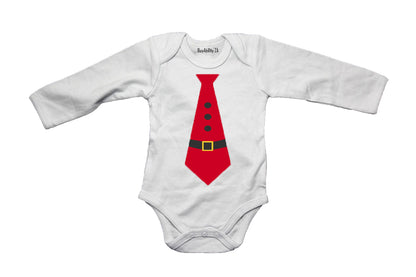 Santa Tie - Christmas - Baby Grow