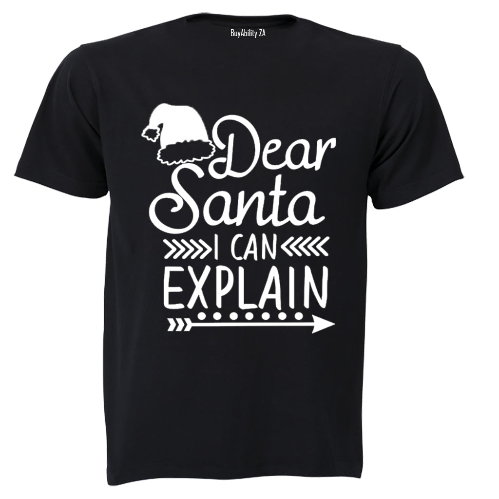 Santa I Can Explain - Christmas - Kids T-Shirt - BuyAbility