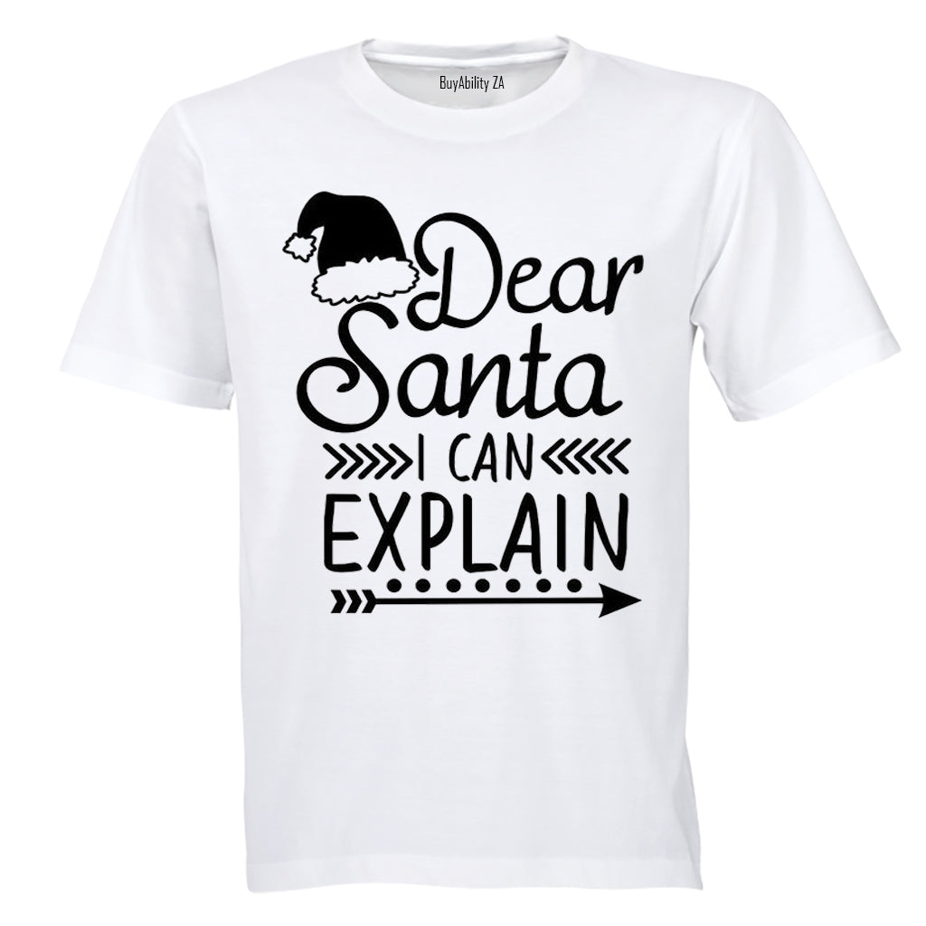 Santa I Can Explain - Christmas - Kids T-Shirt - BuyAbility