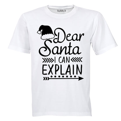 Santa I Can Explain - Christmas - Kids T-Shirt - BuyAbility