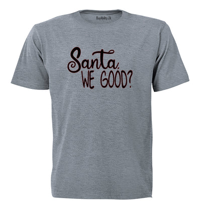 Santa. We Good - Christmas - Adults - T-Shirt