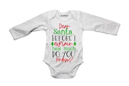 Santa, How Much Do You Know? - Christmas - Baby Grow