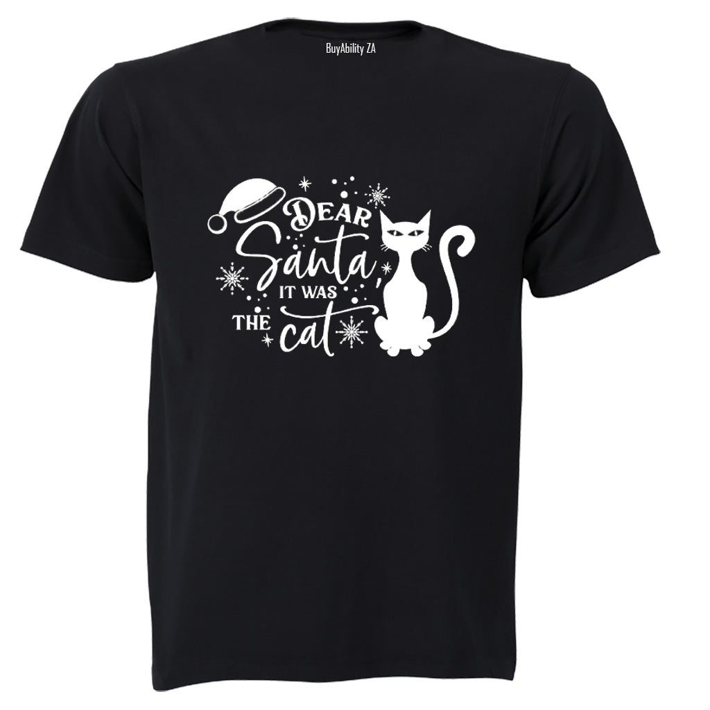 Santa, It Was The Cat - Christmas - Kids T-Shirt