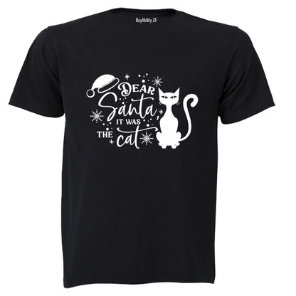 Santa, It Was The Cat - Christmas - Kids T-Shirt