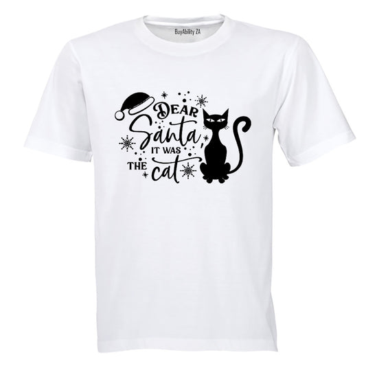 Santa, It Was The Cat - Christmas - Kids T-Shirt