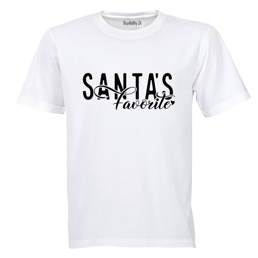 Santa's Favorite - Christmas Heart - Kids T-Shirt