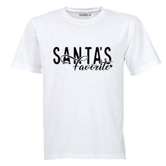 Santa's Favorite - Christmas Heart - Kids T-Shirt
