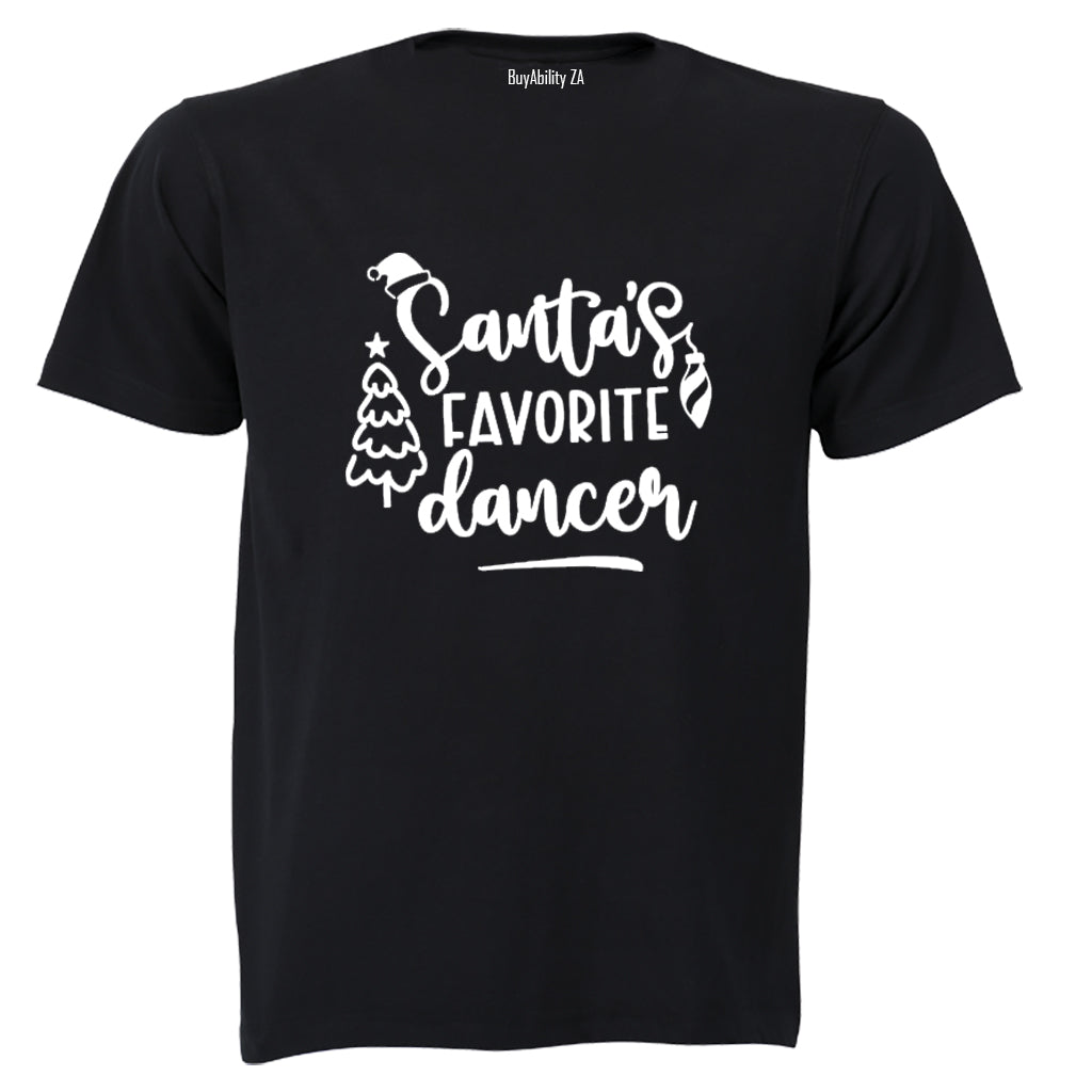 Santa's Favorite Dancer - Christmas - Kids T-Shirt - BuyAbility South Africa