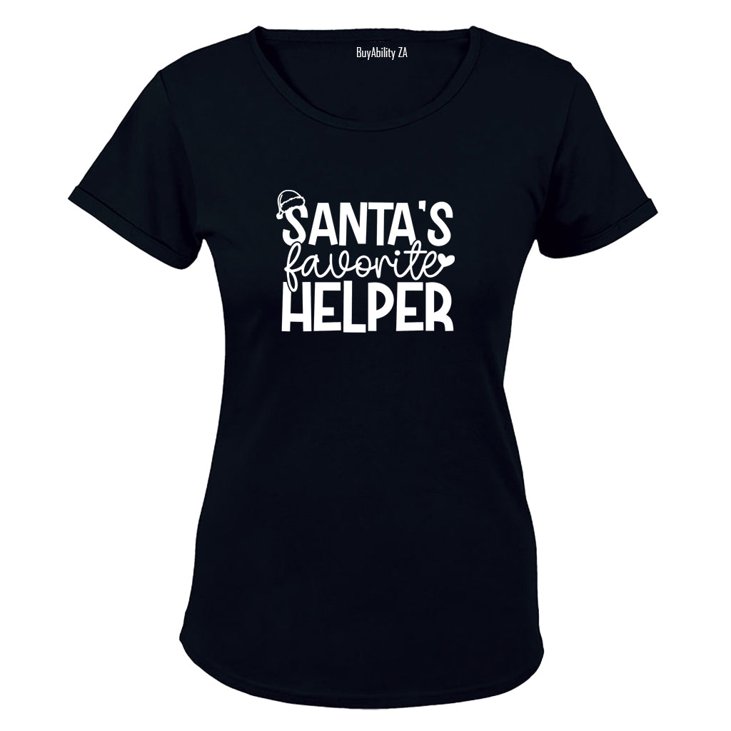 Santa's Favorite Helper - Christmas - Ladies - T-Shirt