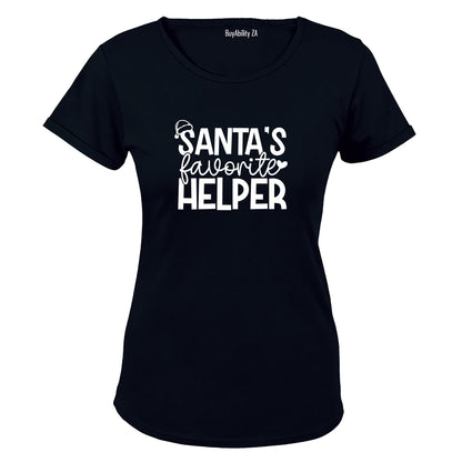 Santa's Favorite Helper - Christmas - Ladies - T-Shirt