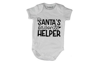 Santa's Favorite Helper - Christmas - Baby Grow