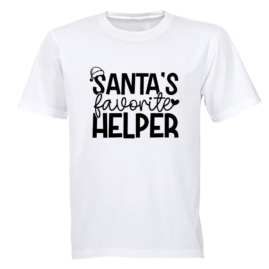 Santa's Favorite Helper - Christmas - Kids T-Shirt - BuyAbility South Africa