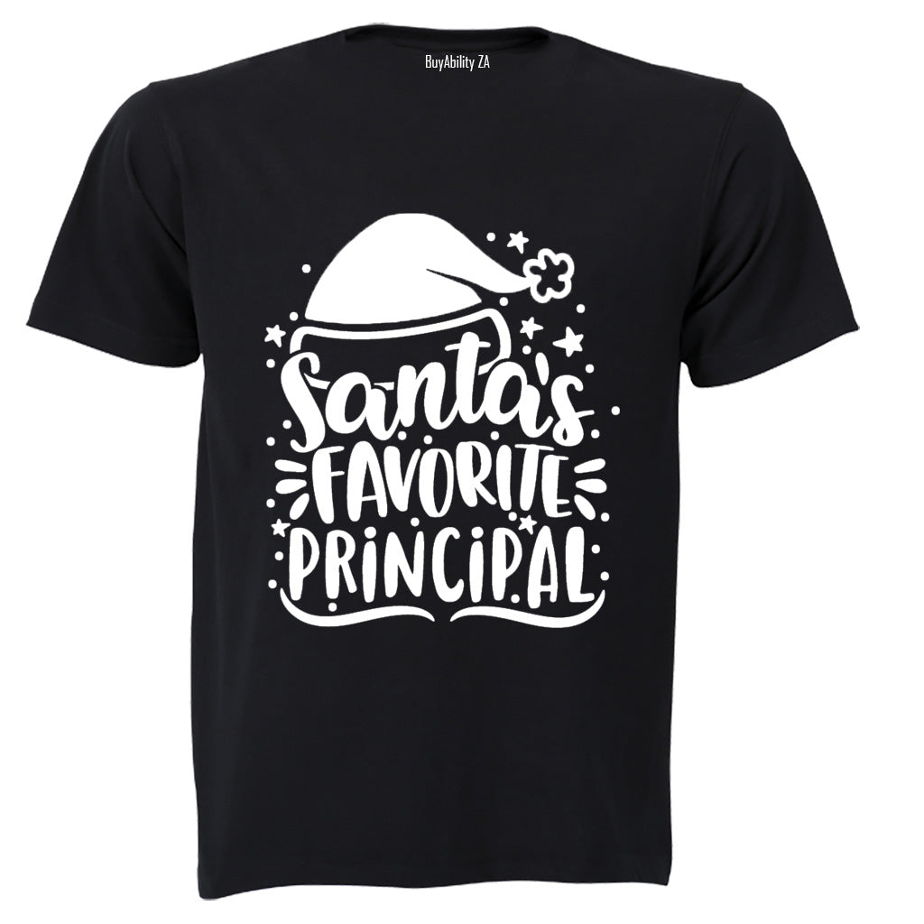 Santa's Favorite Principle - Christmas - Adults - T-Shirt
