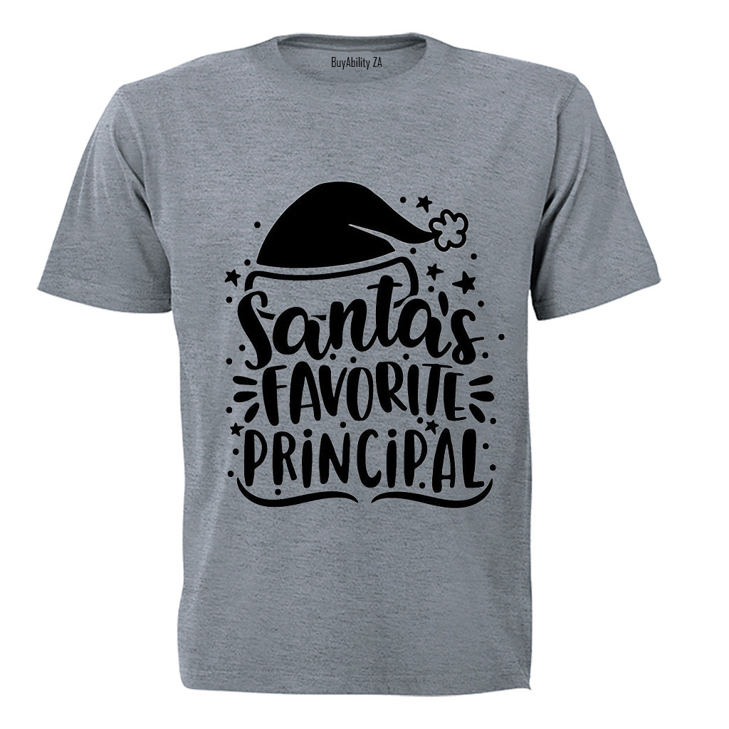 Santa's Favorite Principle - Christmas - Adults - T-Shirt