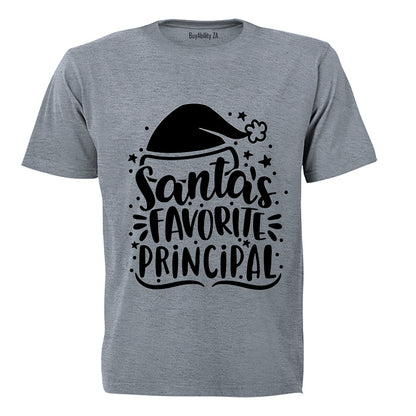 Santa's Favorite Principle - Christmas - Adults - T-Shirt
