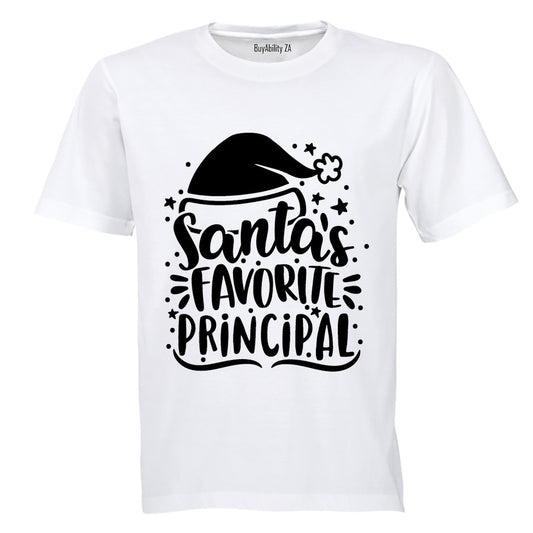 Santa's Favorite Principle - Christmas - Adults - T-Shirt