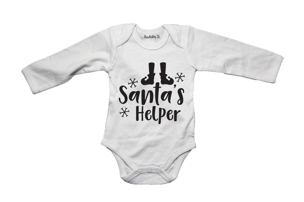 Santa's Helper - Christmas - Baby Grow