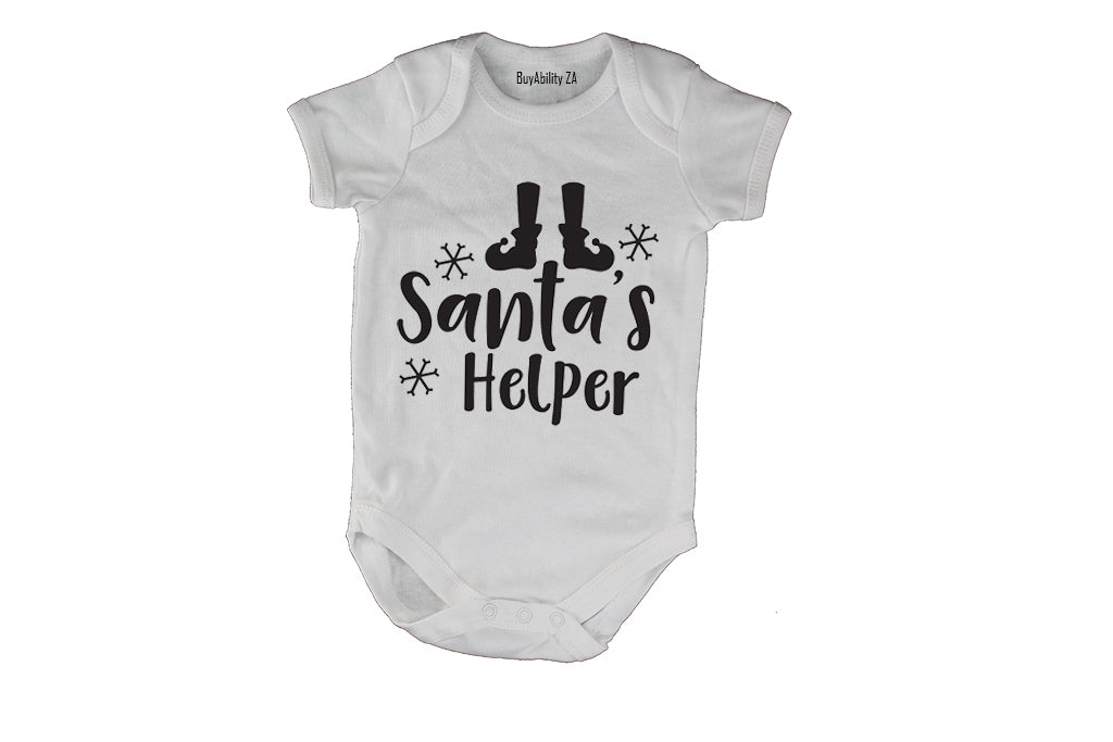 Santa's Helper - Christmas - Baby Grow