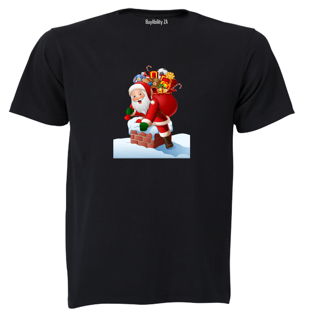 Santa's Visit - Christmas - Kids T-Shirt