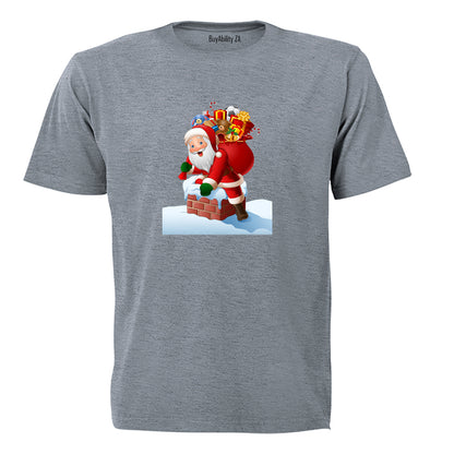 Santa's Visit - Christmas - Kids T-Shirt
