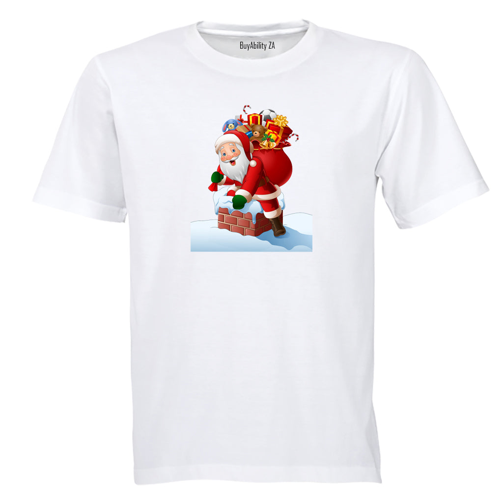 Santa's Visit - Christmas - Kids T-Shirt