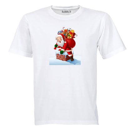 Santa's Visit - Christmas - Kids T-Shirt