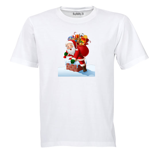 Santa's Visit - Christmas - Kids T-Shirt