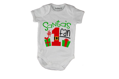 Santa's #1 Fan - Christmas - Baby Grow