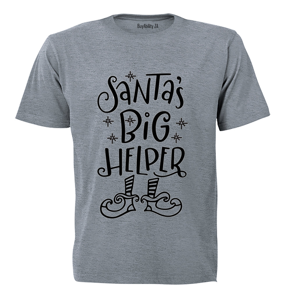 Santa's Big Helper - Christmas - Kids T-Shirt