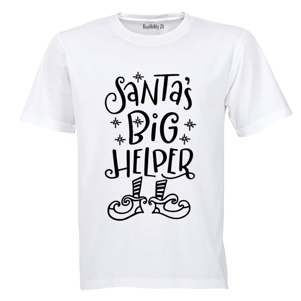 Santa's Big Helper - Christmas - Kids T-Shirt