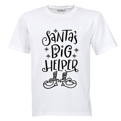 Santa's Big Helper - Christmas - Kids T-Shirt