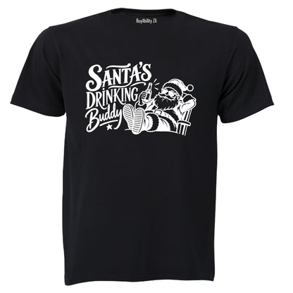 Santa's Drinking Buddy - Adults - T-Shirt - BuyAbility South Africa