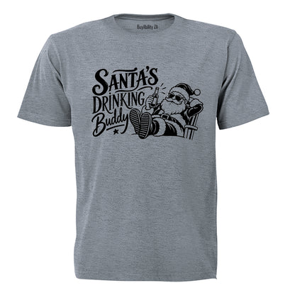 Santa's Drinking Buddy - Adults - T-Shirt - BuyAbility South Africa