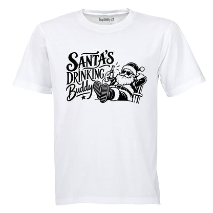 Santa's Drinking Buddy - Adults - T-Shirt - BuyAbility South Africa