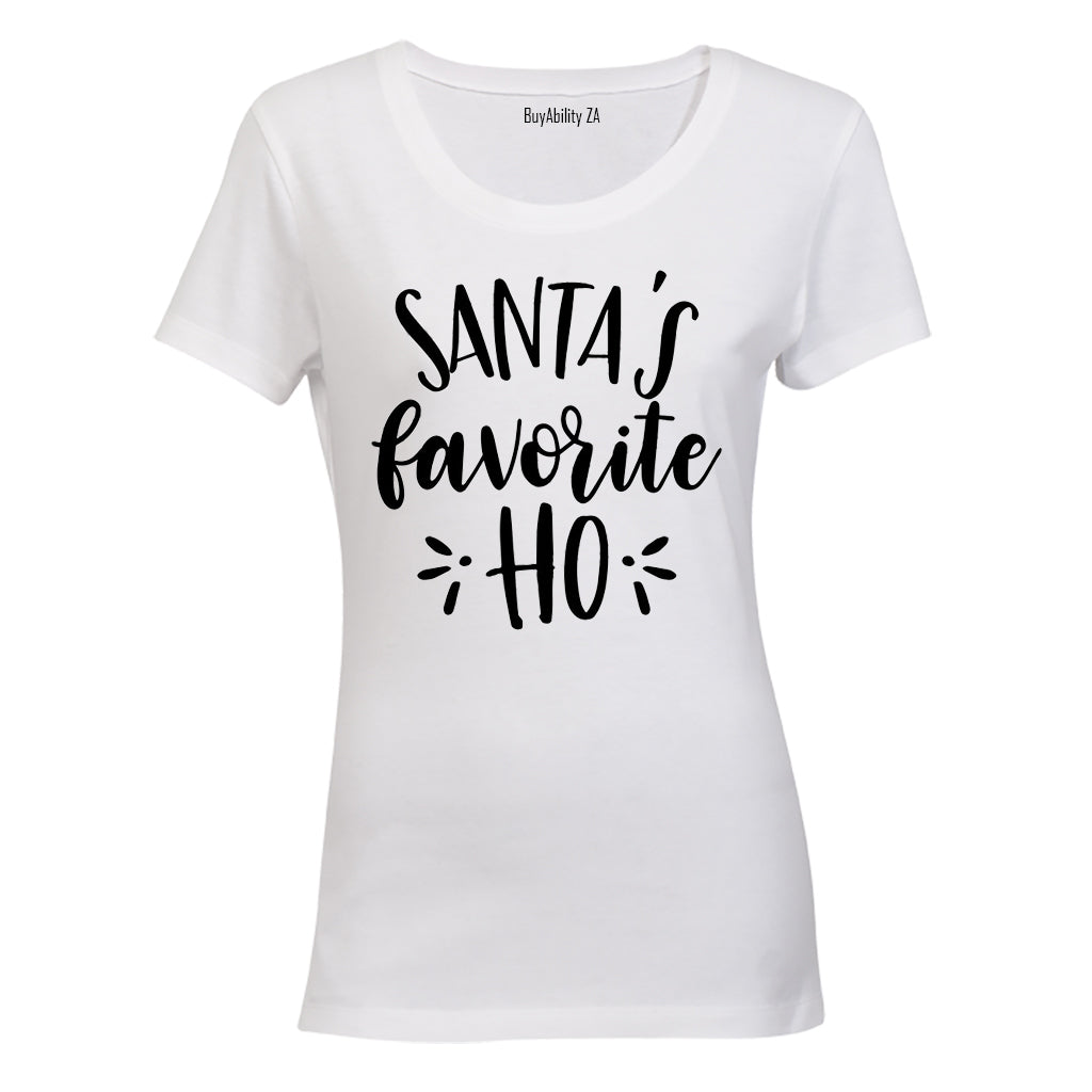 Santa's Favorite - Christmas - Ladies - T-Shirt