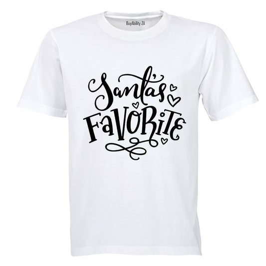 Santa's Favorite - Christmas Hearts - Kids T-Shirt