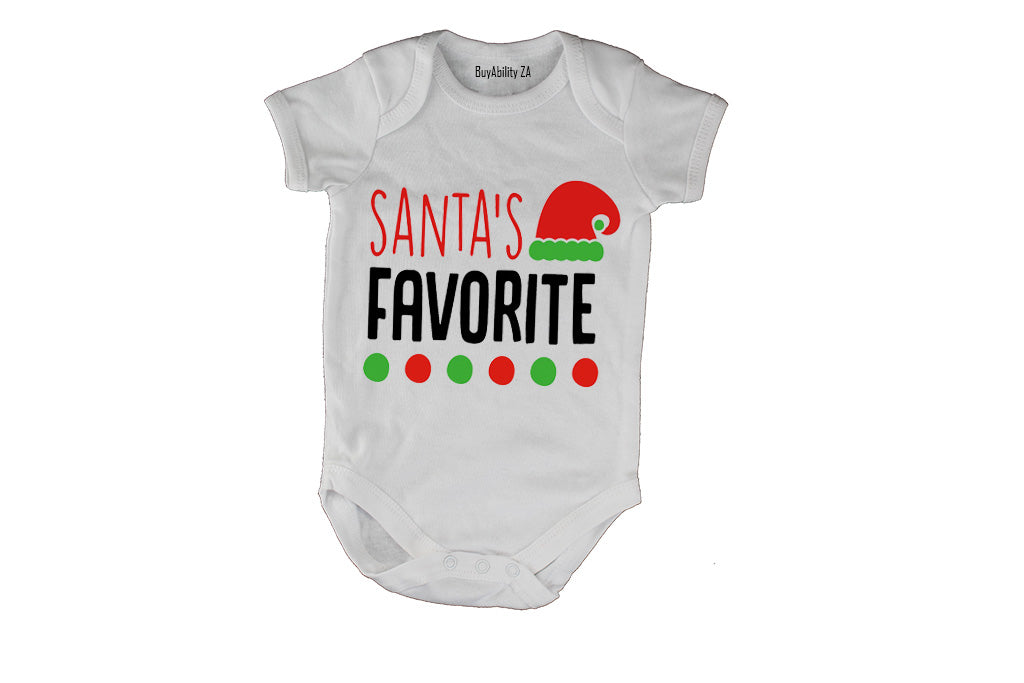 Santa's Favorite - Christmas - Baby Grow