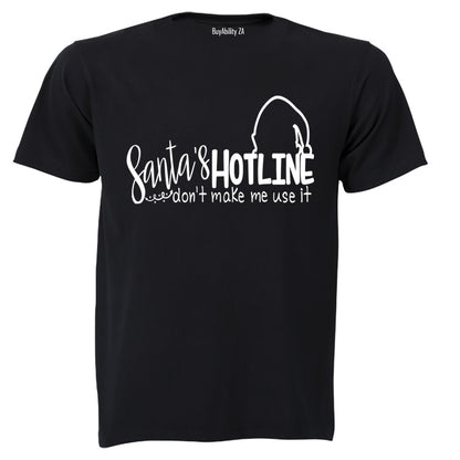 Santa's Hotline - Christmas - Adults - T-Shirt