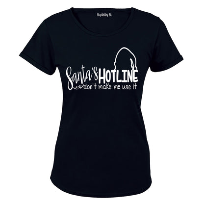 Santa's Hotline - Christmas - Ladies - T-Shirt